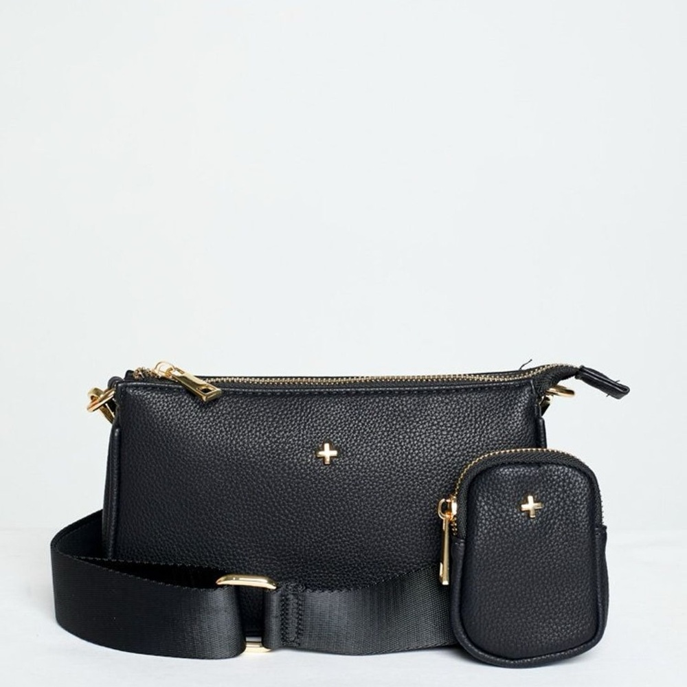 Peta and Jain Black Crossbody Bag Set